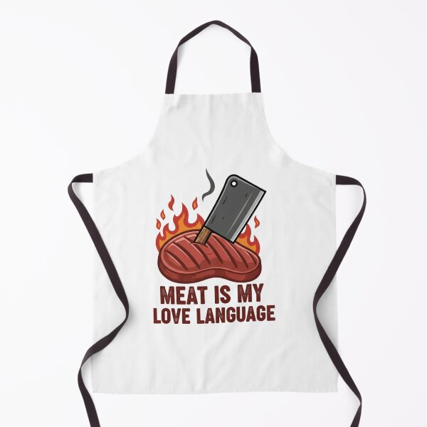 Item preview, Meat Is My Love Language - Grilling & BBQ Lover Design designed and sold by EverBranz-stor.