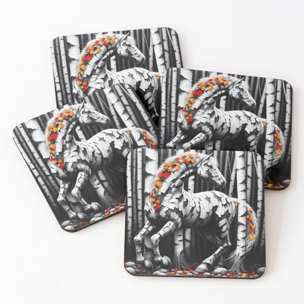 Item preview, Birchbark Horse, Ai Generated Art  designed and sold by ACC .
