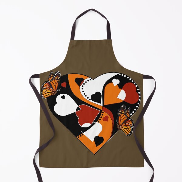 Item preview, Hearts - Hearts and Monarch Butterflies - Love Image designed and sold by ABG Inspirational Art.