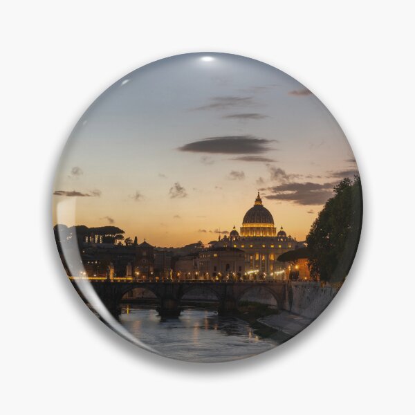 Item preview, Dusk Skies over St. Peter's Basilica, Rome, Italy designed and sold by Kasia Design.