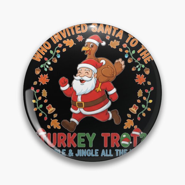 Item preview, Gobble Squad – Thanksgiving Running Team (with Santa!) designed and sold by A-Szczesniak.