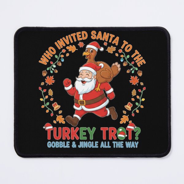 Item preview, Gobble Squad – Thanksgiving Running Team (with Santa!) designed and sold by A-Szczesniak.