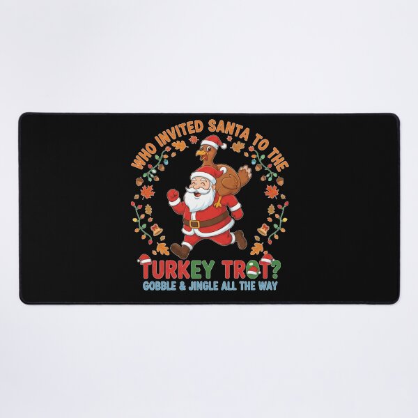 Item preview, Gobble Squad – Thanksgiving Running Team (with Santa!) designed and sold by A-Szczesniak.