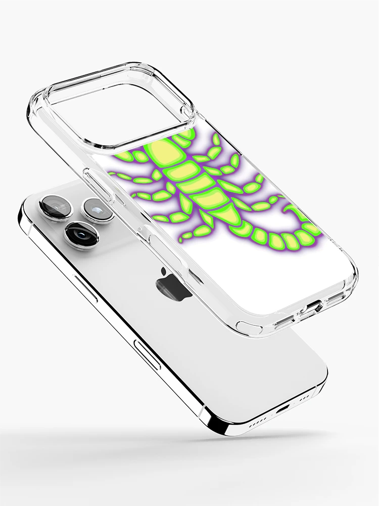 Thumbnail 2 of 5, iPhone Case, Neon Scorpion designed and sold by Rylee Mitchell.