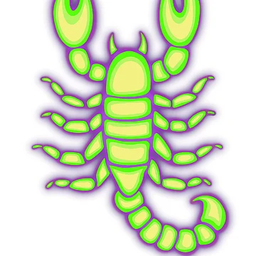 Artwork thumbnail, Neon Scorpion by Rylee Mitchell