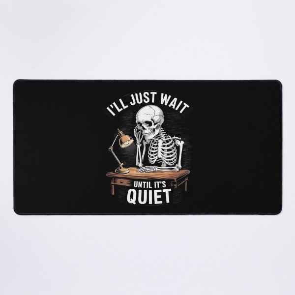 Item preview, I'll Just Wait Until It's Quiet Teachers designed and sold by lilLilaBatArt.