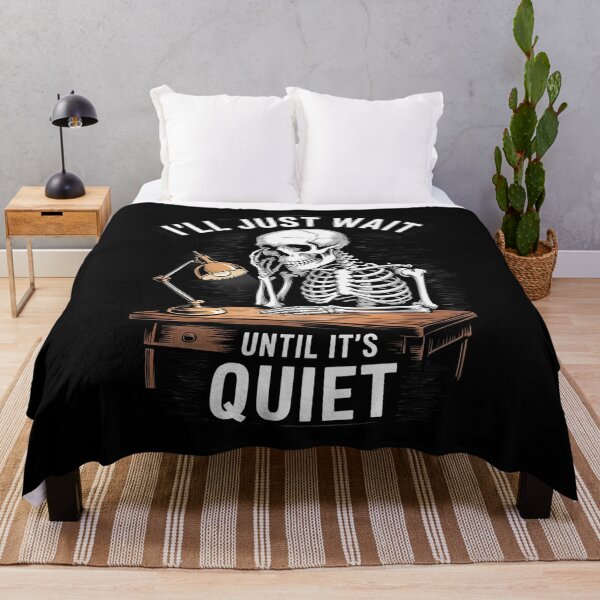 Item preview, I'll Just Wait Until It's Quiet Teachers  designed and sold by lilLilaBatArt.