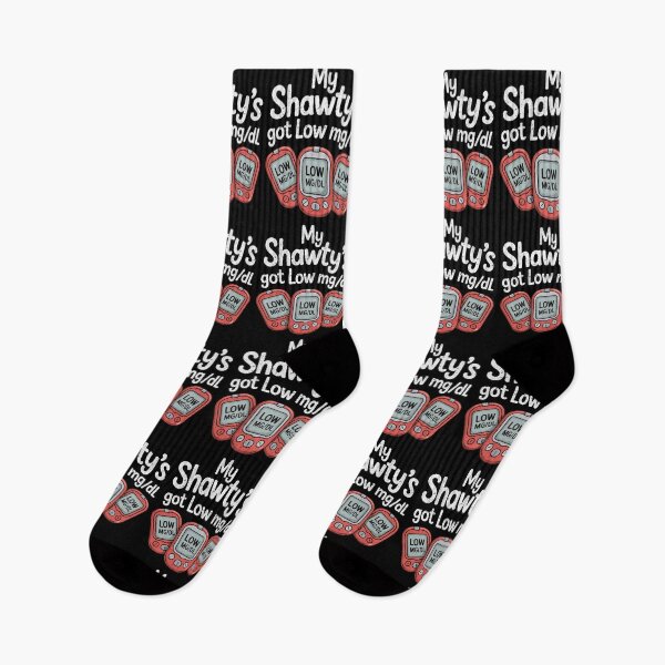 Item preview, My Shawty’s Got Low mg/dL Funny Diabetes Awareness Design designed and sold by FreshVibe Prints.