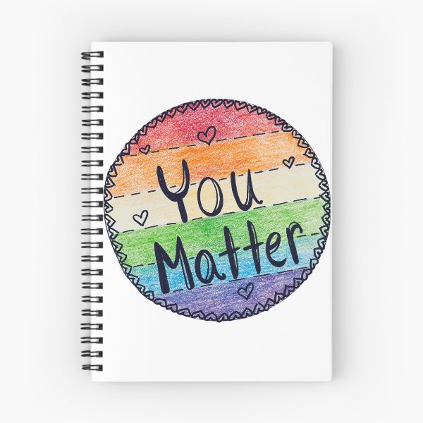Item preview, Original Drawing “You Matter” - Colored Pencil LGBTQIA+ Art  designed and sold by JamesDArting.
