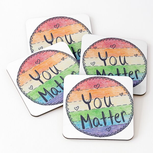 Item preview, Original Drawing “You Matter” - Colored Pencil LGBTQIA+ Art  designed and sold by JamesDArting.