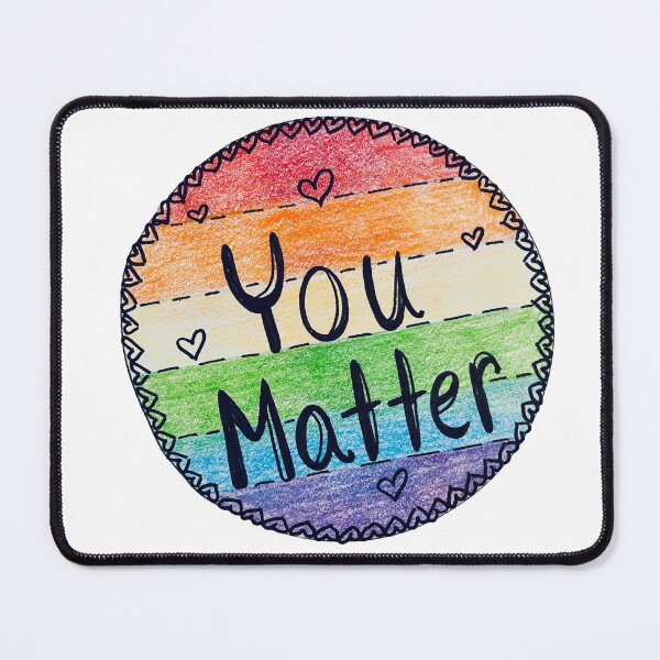 Item preview, Original Drawing “You Matter” - Colored Pencil LGBTQIA+ Art designed and sold by JamesDArting.