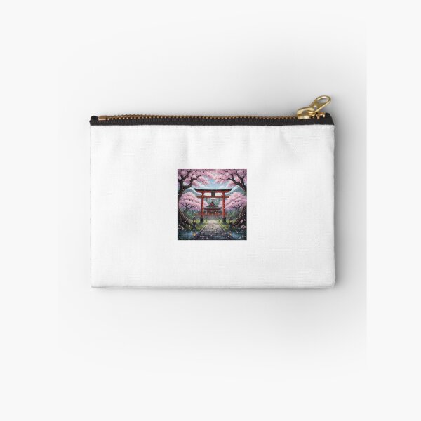 Item preview, Japanese Shrine under the Cherry Blossom Rain designed and sold by Estudio101.
