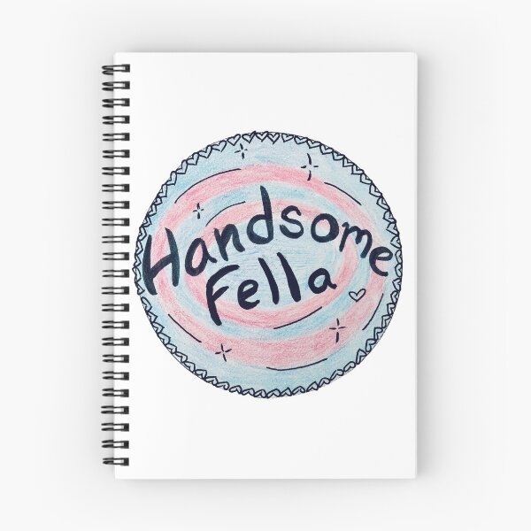 Item preview, Original Drawing “Handsome Fella” - Subtle Transgender Pride Art designed and sold by JamesDArting.