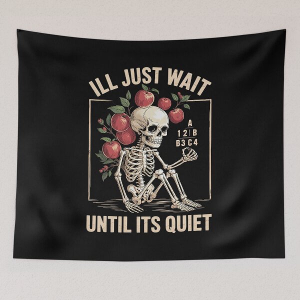 Item preview, Ill Just Wait Until Its Quiet Teacher Lazy Halloween Costume Men Women Kids  designed and sold by lilLilaBatArt.