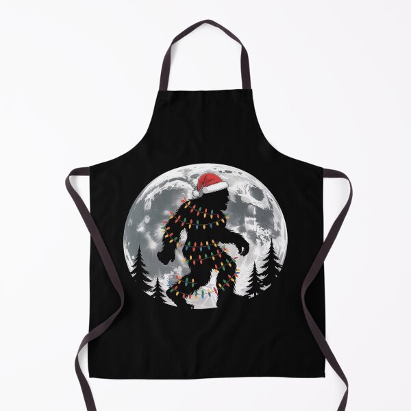 Item preview, Santa Bigfoot Christmas Lights Sasquatch designed and sold by JonGogue.