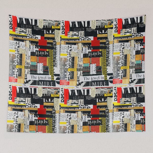Item preview, Vibrant, Abstract typography collage designed and sold by veraD58.
