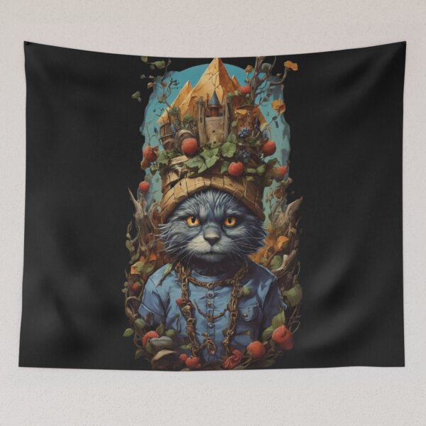 Item preview, Whispering Woods Cat designed and sold by Antik by Schulz.