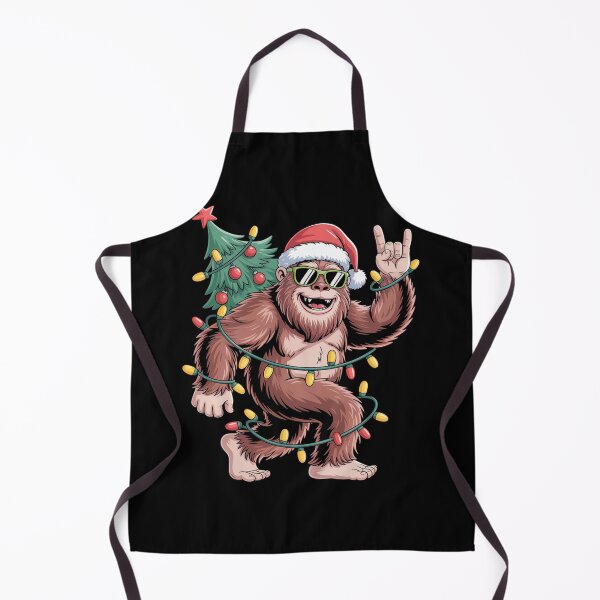 Item preview, Santa Bigfoot Christmas Tree Xmas designed and sold by JonGogue.