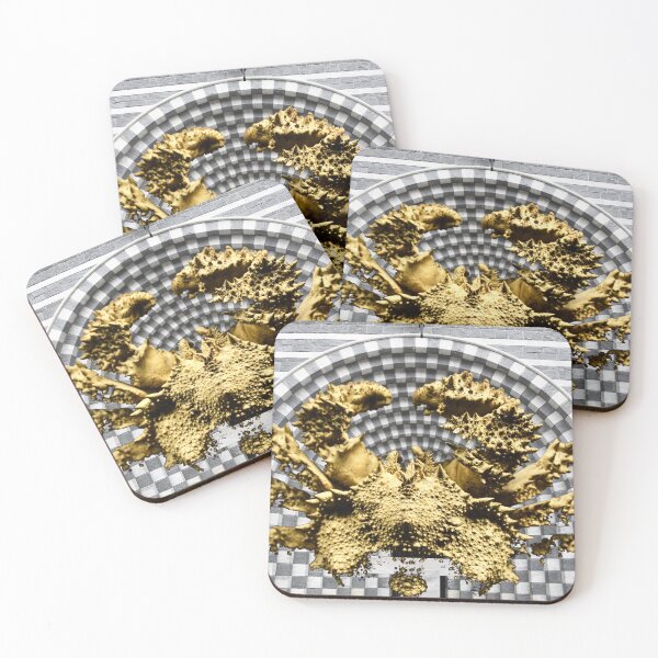 Item preview, The Golden Ancient Crab – Time and Stone in Motion / Swiss Artwork Photography designed and sold by Raphael Wolf.