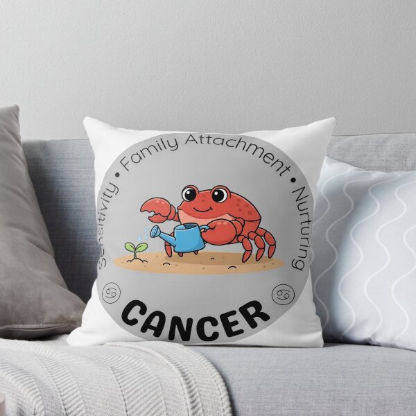 Item preview, Cancer Zodiac Crab | Nurturing Water Sign Gift designed and sold by Pets & Memes & Stuff.
