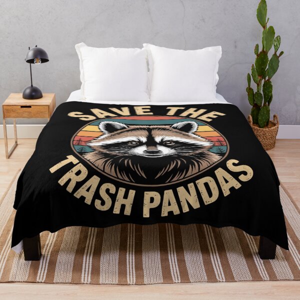 Item preview, Save The Trash Pandas Raccoon Animal  designed and sold by JonGogue.