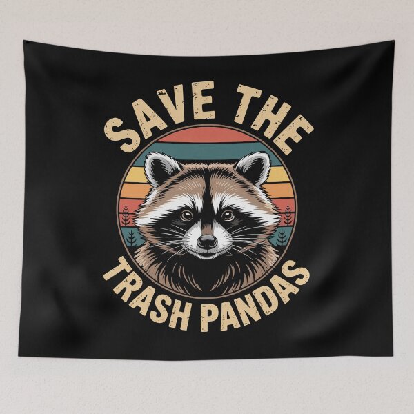 Item preview, Save The Trash Pandas Raccoon Animal  designed and sold by JonGogue.
