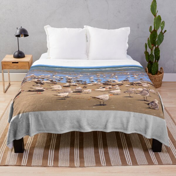 Item preview, Seagulls Flocking on Hilton Head Beach designed and sold by LisaWootenPhoto.