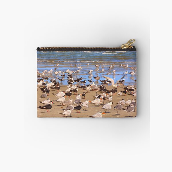 Item preview, Seagulls Flocking on Hilton Head Beach designed and sold by LisaWootenPhoto.
