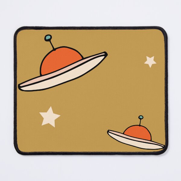 Item preview, Minimal Vintage Retro UFO Mustard designed and sold by susycosta.