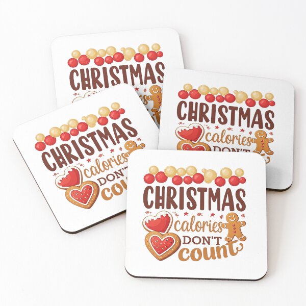 Item preview, Design amuzant de Crăciun – Caloriile de Crăciun nu se pun cu artă Gingerbread și biscuiți” designed and sold by PixelVibe782.