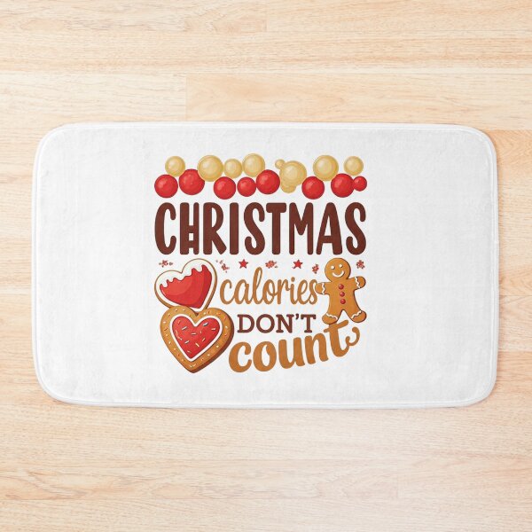 Item preview, Design amuzant de Crăciun – Caloriile de Crăciun nu se pun cu artă Gingerbread și biscuiți” designed and sold by PixelVibe782.