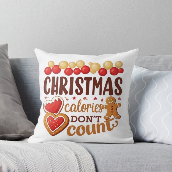 Item preview, Design amuzant de Crăciun – Caloriile de Crăciun nu se pun cu artă Gingerbread și biscuiți” designed and sold by PixelVibe782.