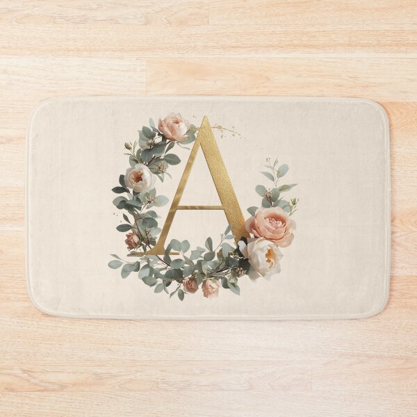 Item preview, Floral Gold Letter A Monogram – Coquette Christian Wall Art, Elegant Blush Rose Initial Print, Faith-Inspired Feminine Gift designed and sold by AmenAlways.