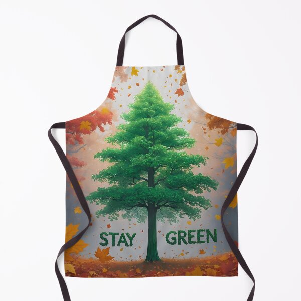 Item preview, stay green fresh autumn theme - strong feeling soft calm supporting painting designed and sold by denakh.