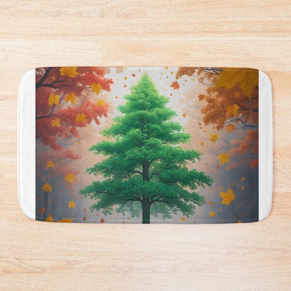 Item preview, stay green fresh autumn theme - strong feeling soft calm supporting painting designed and sold by denakh.
