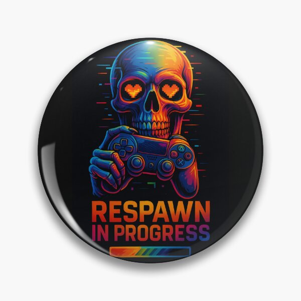 Item preview, Gaming Skull – Respawn In Progress designed and sold by LiLeDesigns.