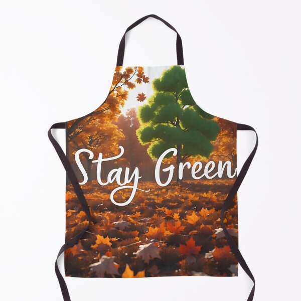 Item preview, stay green fresh autumn theme - strong feeling encouraging supporting painting designed and sold by denakh.