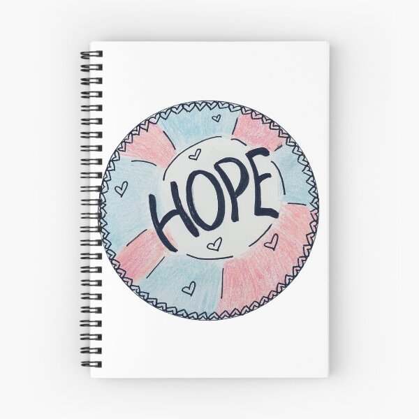 Item preview, Original Drawing “Hope” - Colored Pencil Transgender Pride Art designed and sold by JamesDArting.