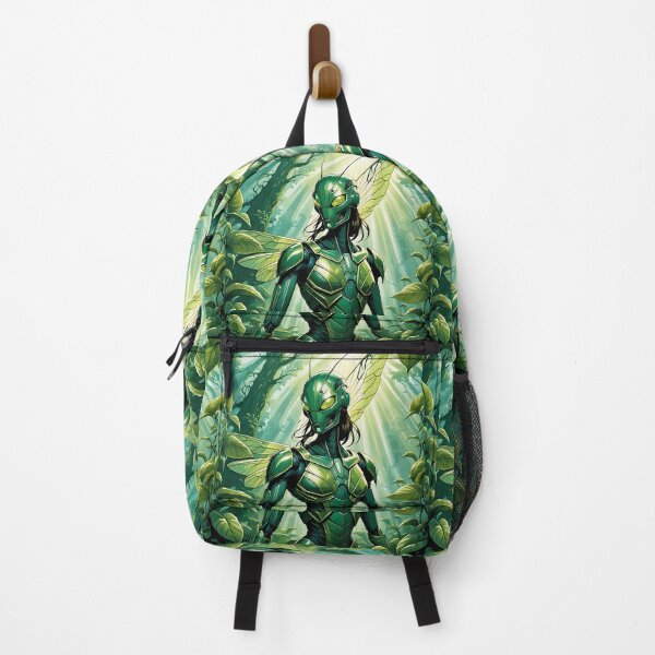 Item preview, Mantis Mech in the Mist: Forest Sentinel designed and sold by PawPrintedArt.