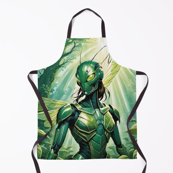 Item preview, Mantis Mech in the Mist: Forest Sentinel designed and sold by PawPrintedArt.