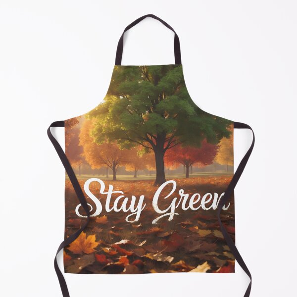 Item preview, Stay green falling autumn theme - strong feeling soft calm warm design designed and sold by denakh.