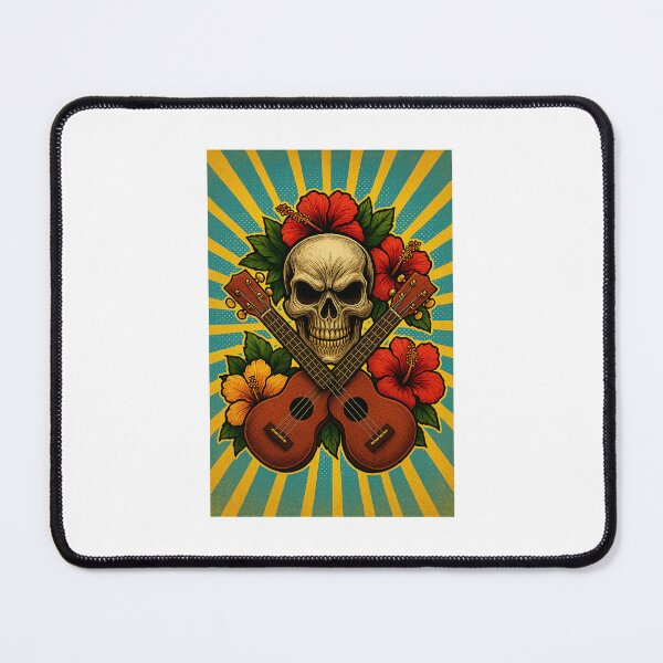 Item preview, Uke and skull designed and sold by Llewynn1225.