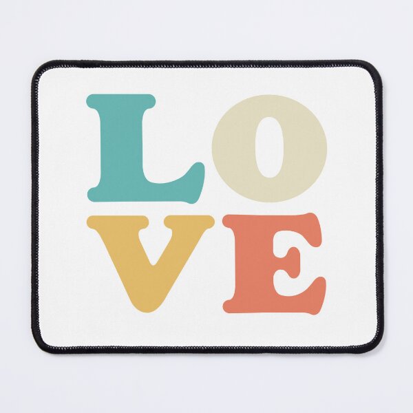 Item preview, 70s LOVE Retro Typographic Design designed and sold by NataliePaskell.
