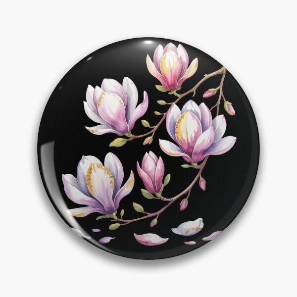 Item preview, Magnolia Blossom Branch Watercolor designed and sold by MadCatPrints.