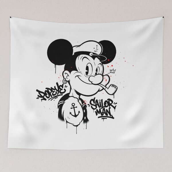 Item preview, Popeye Mickey Mouse version designed and sold by Naymar Hernandez.