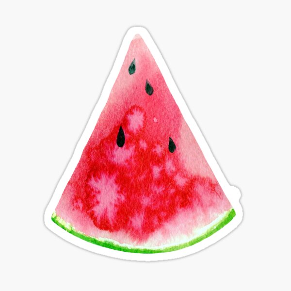 Watercolour watermelon slice Sticker