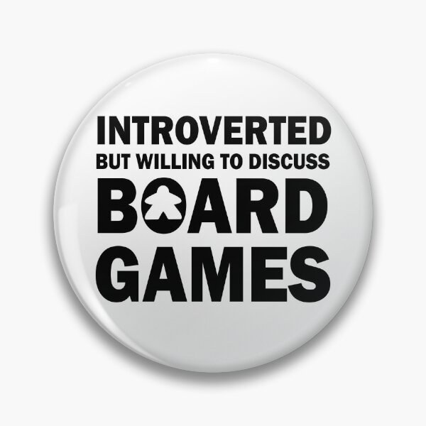 Item preview, Introverted but willing to discuss Board Games designed and sold by Sky-99.