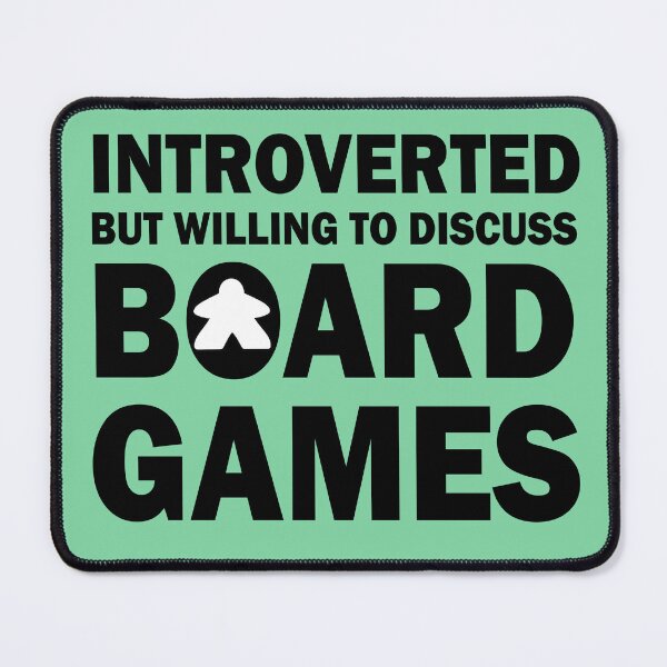 Item preview, Introverted but willing to discuss Board Games designed and sold by Sky-99.