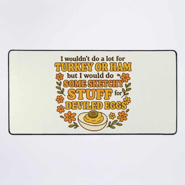 Item preview, Deviled Eggs Food Holidays Thanksgiving Xmas Floral Vintage designed and sold by SunfullyYours.