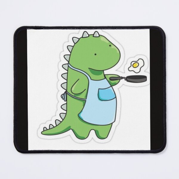 Item preview, Cute Drawing of a Chef Dinosaur designed and sold by NivyasArtistry.